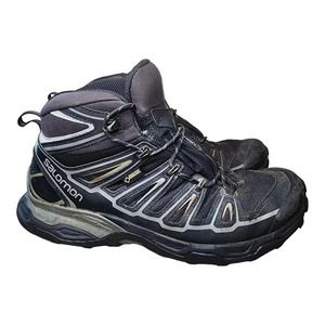 SALOMON Men X Ultra 3 Mid GTX Hiking Boots Men's 10.5M Gore-Tex BLACK